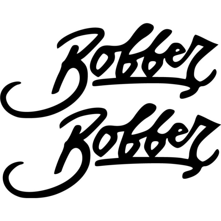 Triumph Bobber Stickers – Bonneville Bobber Black TFC Decals (2-Pack)