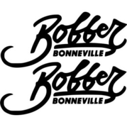 Triumph Bonneville Bobber Stickers – 1200 Black TFC Decals (2-Pack)