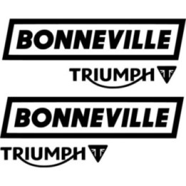 Triumph Bonneville Stickers – T100 T120 Classic Motorcycle Decals (2-Pack)
