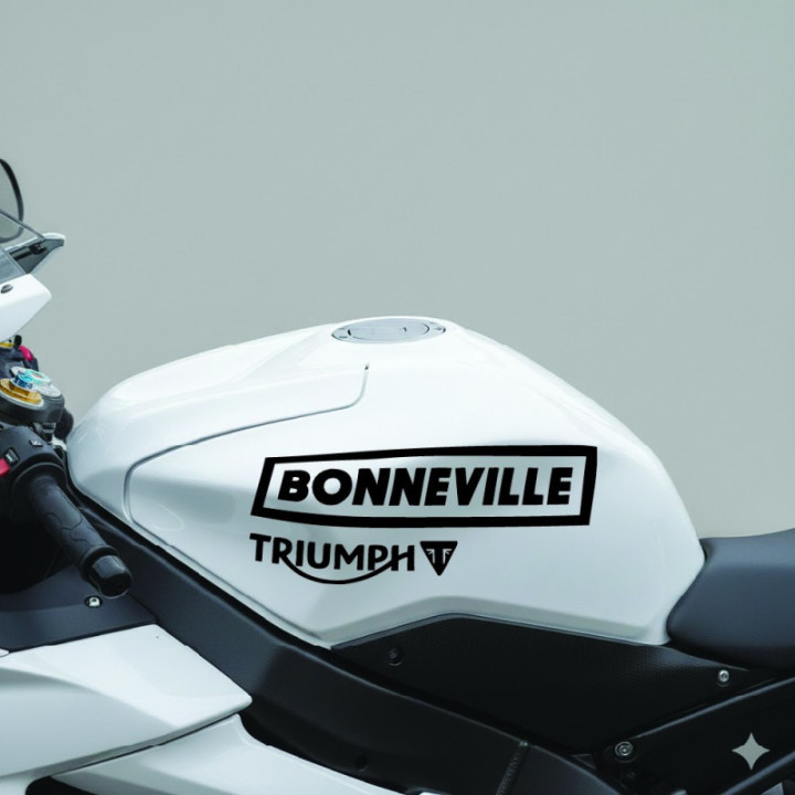 Triumph Bonneville Stickers – T100 T120 Classic Motorcycle Decals (2-Pack)