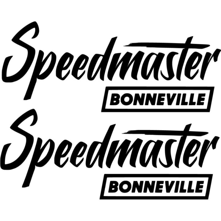 Triumph Bonneville Speedmaster Stickers – Cruiser Decals (2-Pack)