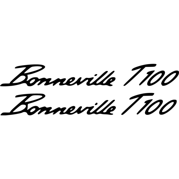 Triumph Bonneville T100 Stickers – Café Racer Motorcycle Decals (2-Pack)