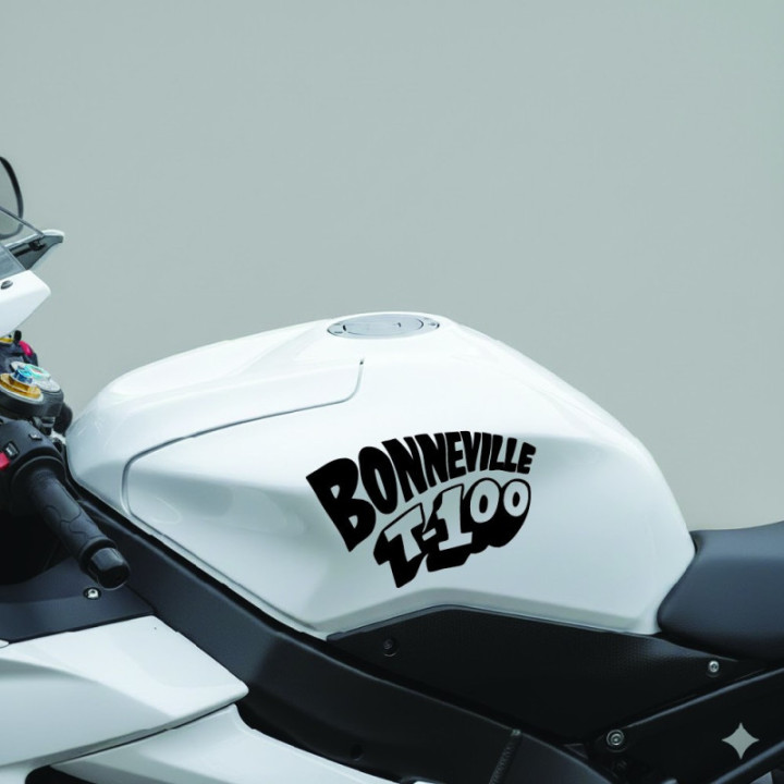 Triumph Bonneville T100 Die Cut Style 3 Stickers Decals - DecalsHouse