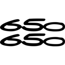 Triumph Daytona 650 Die Cut Numbers Stickers Decals - DecalsHouse
