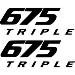 Triumph Daytona 675 Stickers – 675R Sportbike Decals (2-Pack)