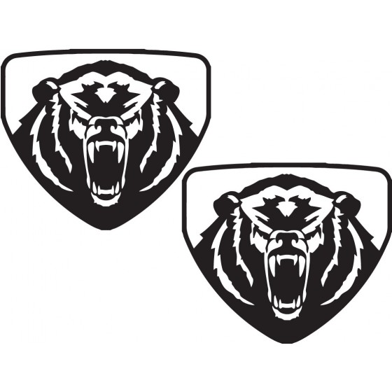 2x Yamaha Grizzly Logo...