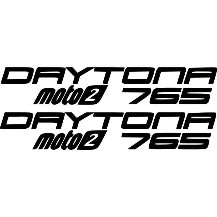Triumph Daytona Moto 765 Moto Die Cut Stickers Decals - DecalsHouse