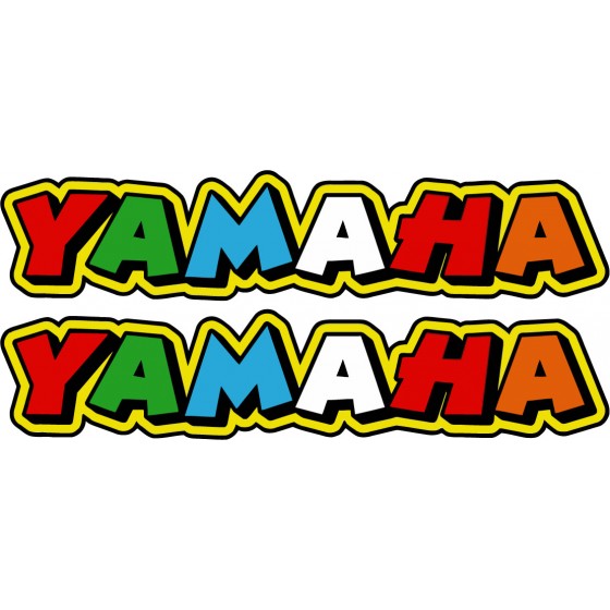Yamaha Logo Rossi Stickers...