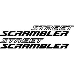 Triumph Scrambler Street Die Cut Stickers Decals - DecalsHouse