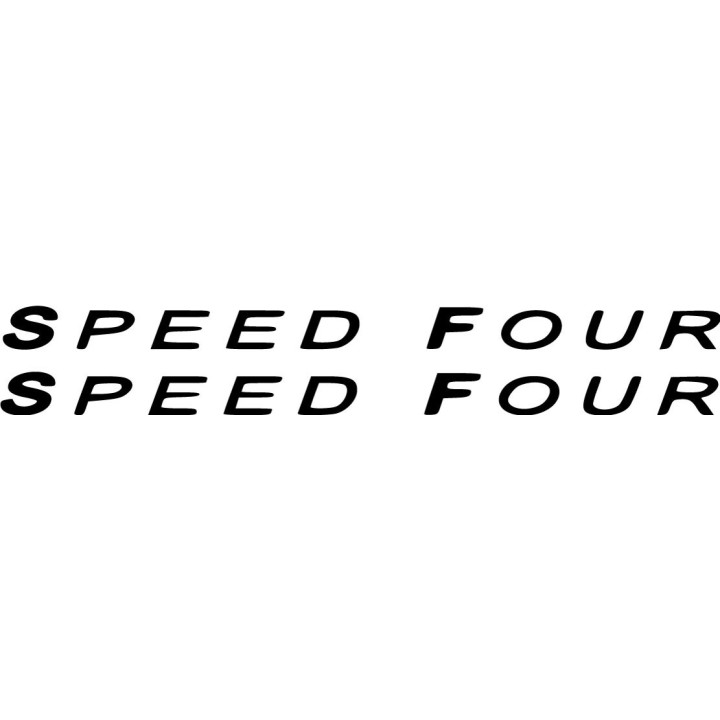 Triumph Speed Four Die Cut Stickers Decals - DecalsHouse