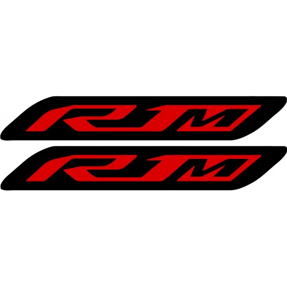 Yamaha R1m Red Stickers Decals