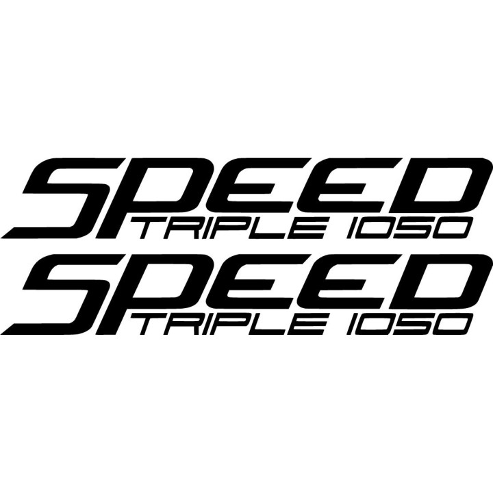 Triumph Speed Triple 1050 Die Cut Style 4 Stickers Decals - DecalsHouse