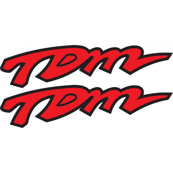 Yamaha Tdm Red Stickers Decals