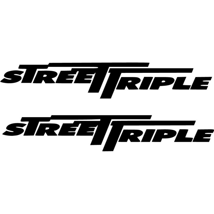 Triumph Street Triple Die Cut Style 2 Stickers Decals - DecalsHouse