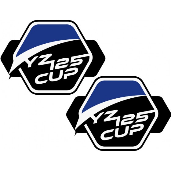 Yamaha Yz 125 Cup Stickers...