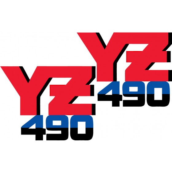 Yamaha Yz 490 Stickers Decals