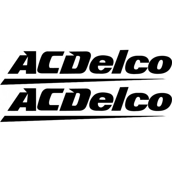2x Acdelco Sticker Decal...