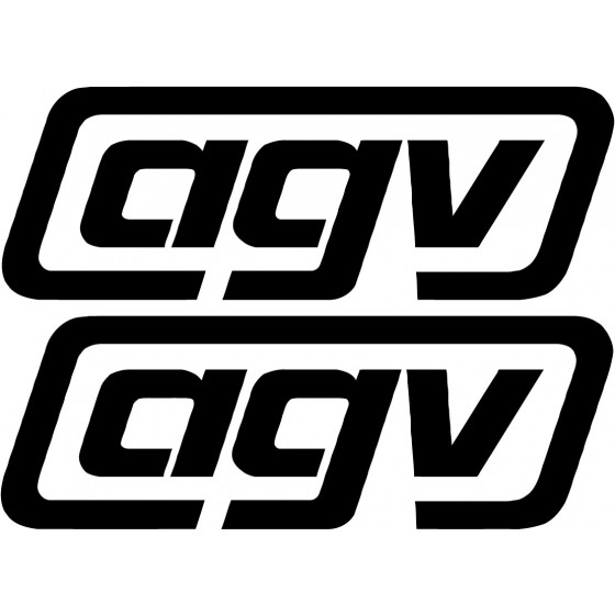 2x Agv Logo V2 Racing...