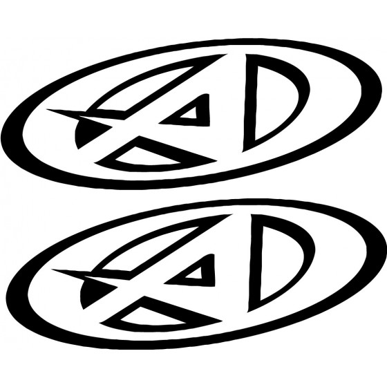 2x Agv Logo V3 Racing...