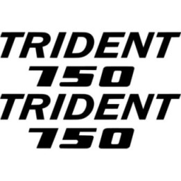 Triumph Trident 750 Die Cut Stickers Decals - DecalsHouse