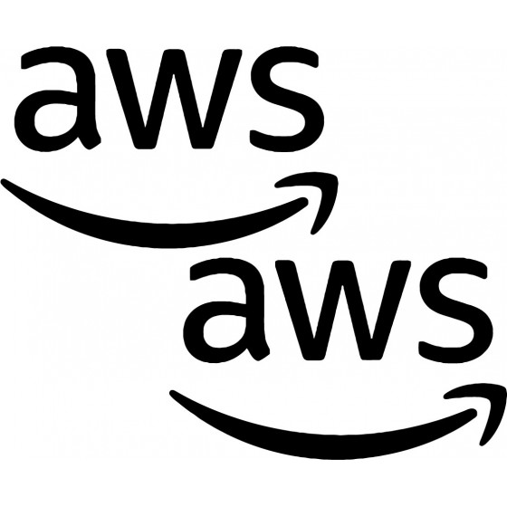 2x Amazon Aws Sticker Decal...