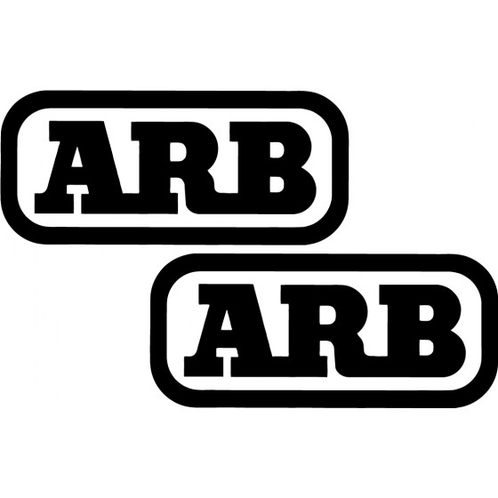 2x Arb Sponsor Decals Stickers