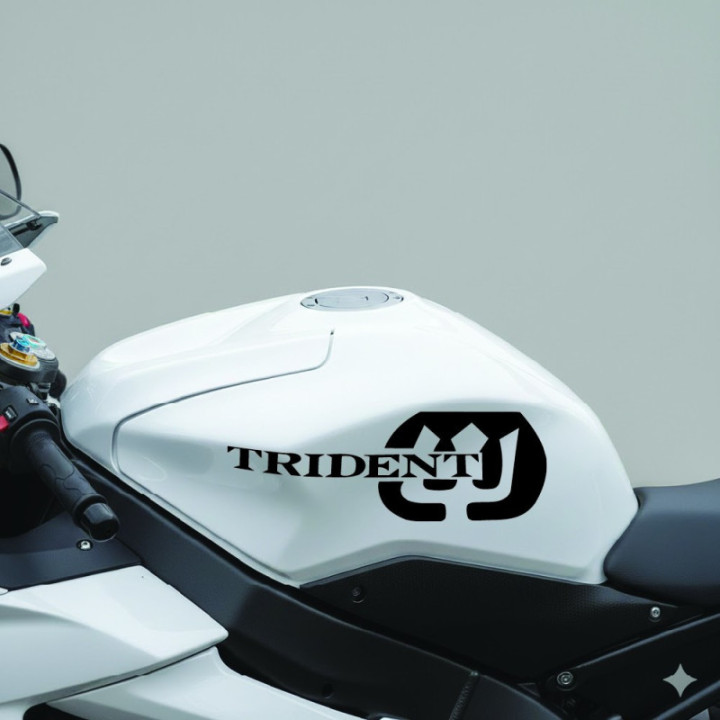 Triumph Trident Die Cut Style 2 Stickers Decals - DecalsHouse