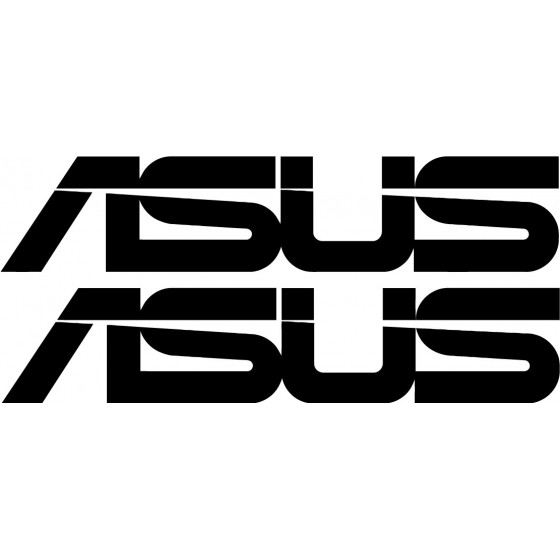 2x Asus Sticker Decal Decal...
