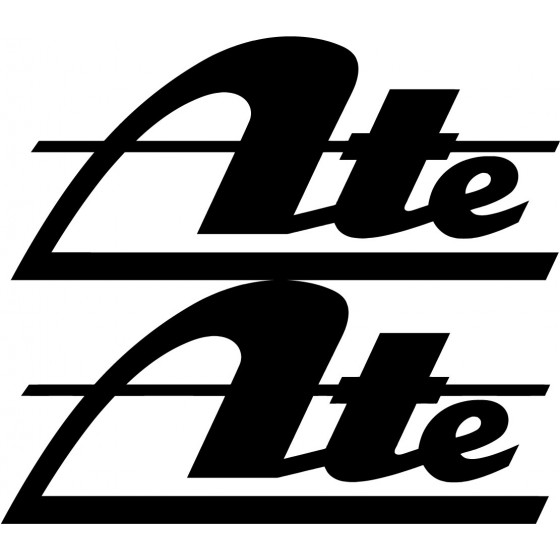 2x Ate Sticker Decal Decal...