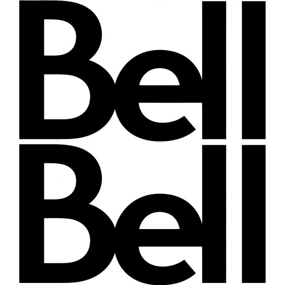 2x Bell Sticker Decal Decal...