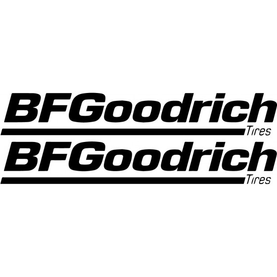 2x Bfgoodrich Sponsor Decal...
