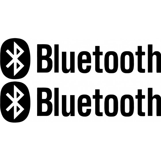 2x Bluetooth Sticker Decal...