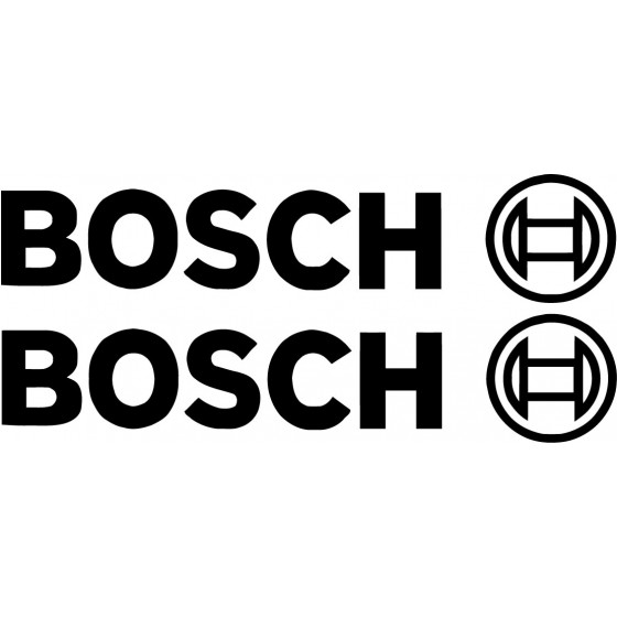 2x Bosch Logo V1 Racing...