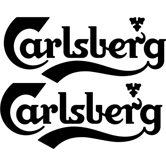 2x Carlsberg Vinyl Decals...