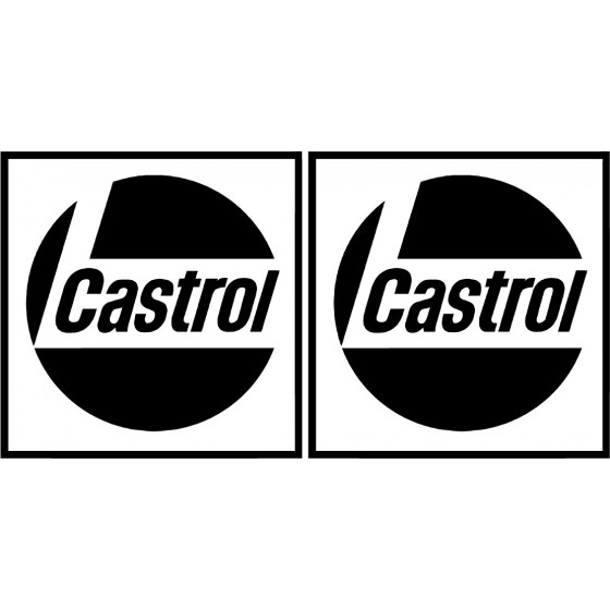 2x Castrol Logo V1 Racing...
