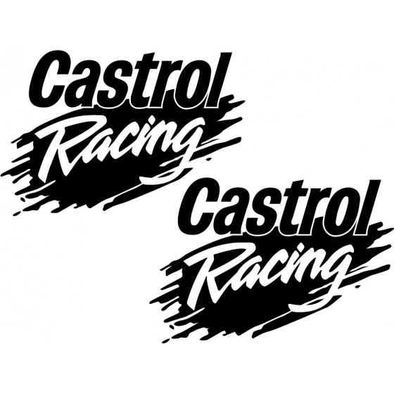2x Castrol Racing Sticker...