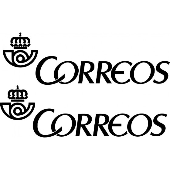 2x Correos Logo V1 Racing...