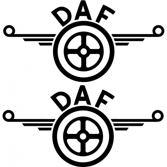 2x Daf V3 Sticker Decal...