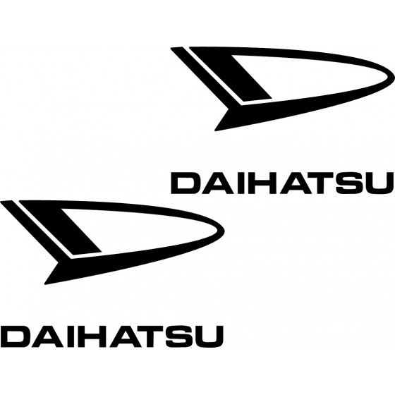 2x Daihatsu Decals Stickers