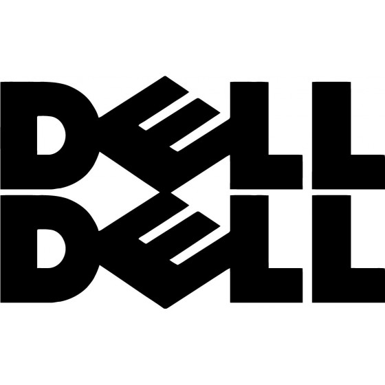 2x Dell Sticker Decal Decal...