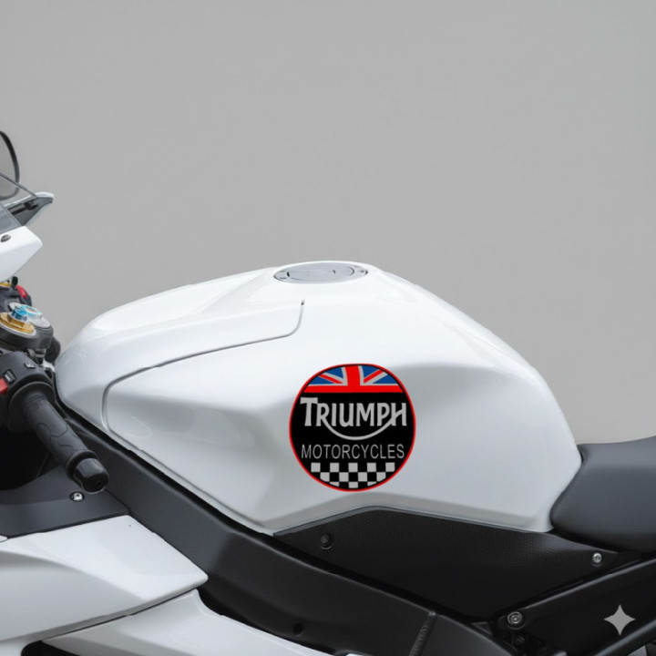 Triumph Logo Style 19 Stickers Decals - DecalsHouse