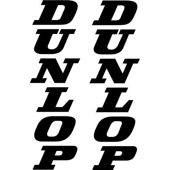 2x Dunlop Logo V1 Racing...