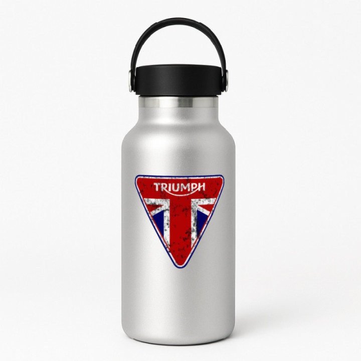 Triumph Logo Style 25 Stickers – Motorcycle Tank Fairing Decals (2-Pack)