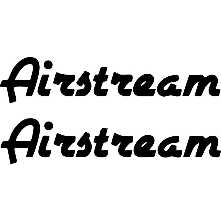 Airstream Stickers – Classic Travel Trailer Caravan Decals (2-Pack)