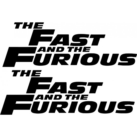 2x Fast And The Furious...