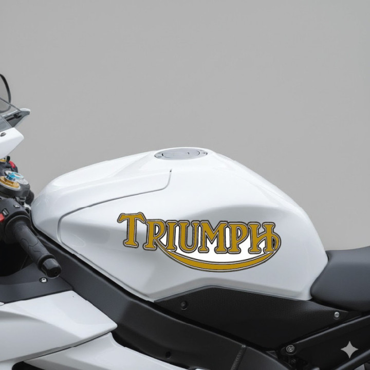 Triumph Logo Style 4 Stickers Decals – High-Quality Vinyl Decals (2×)