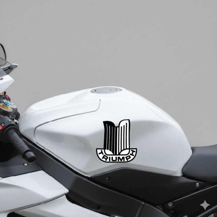Triumph Logo Style 7 Stickers Decals - DecalsHouse