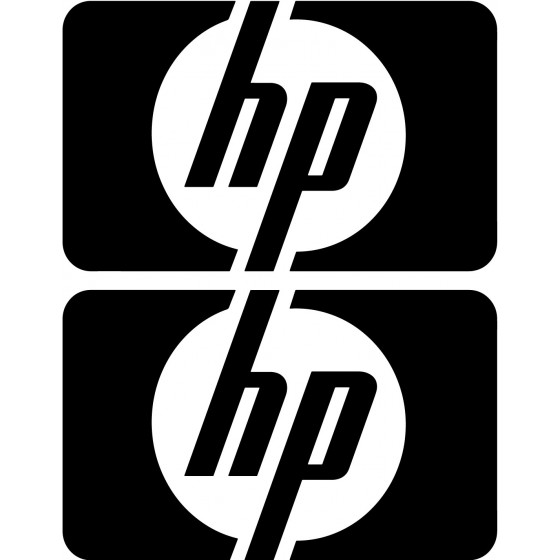 2x Hp Sticker Decal Decal...