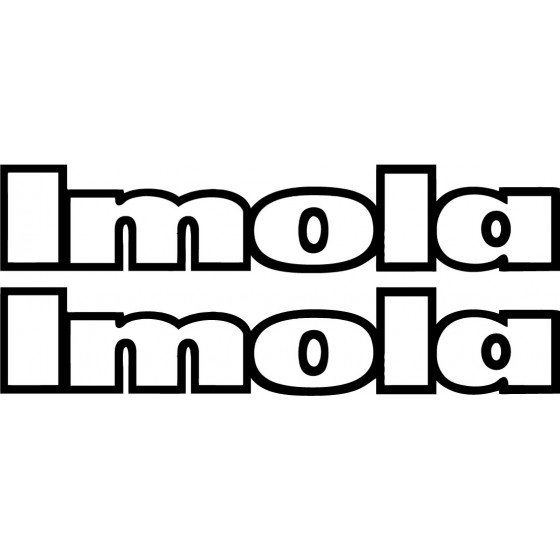 2x Imola Decals Stickers