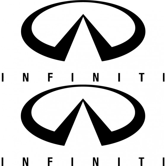 2x Infiniti Sticker Decal...